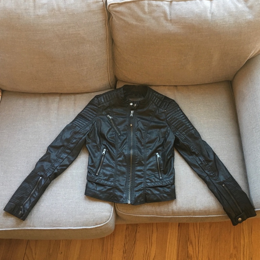 CiSono Vegan Faux Leather Jacket
